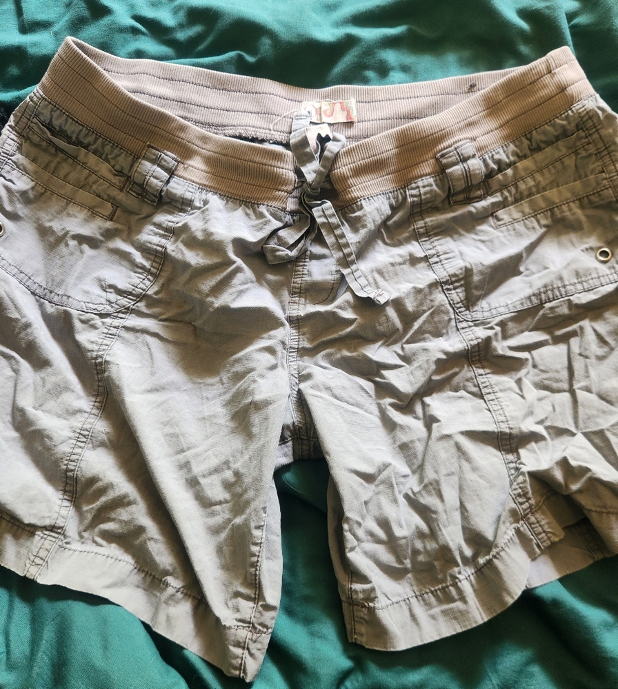 Casual Gray Women's Shorts